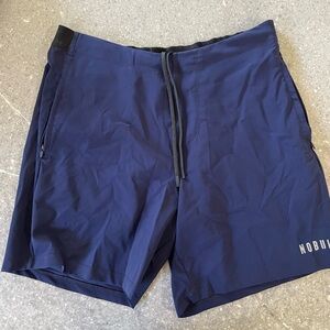 Men’s large nobull shorts in navy blue